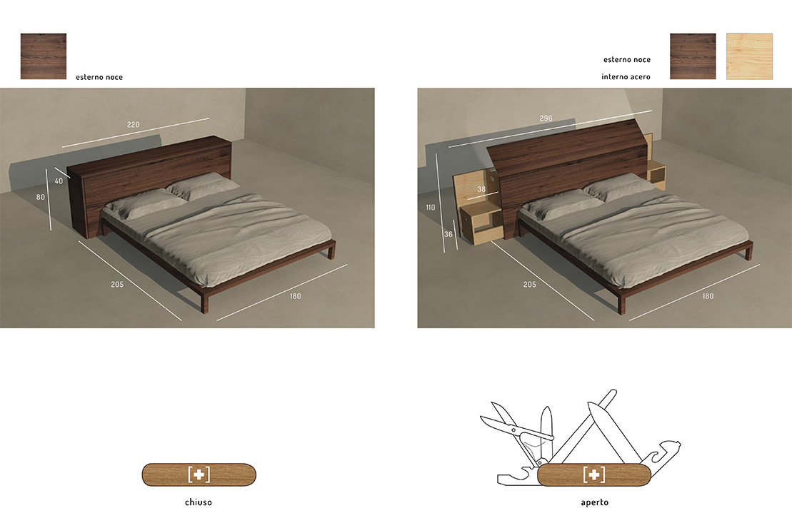 ministudio architetti design non letto