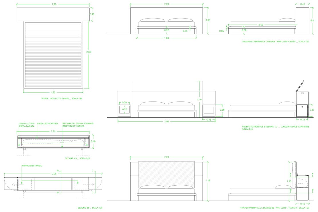 ministudio architetti design non letto